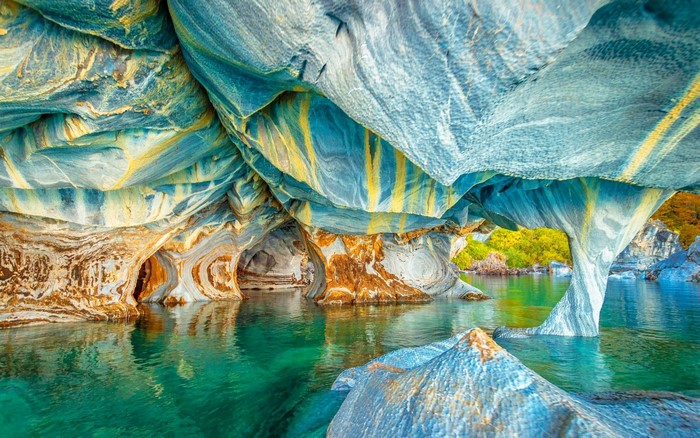 Marble Caves, Patagonia, Chile