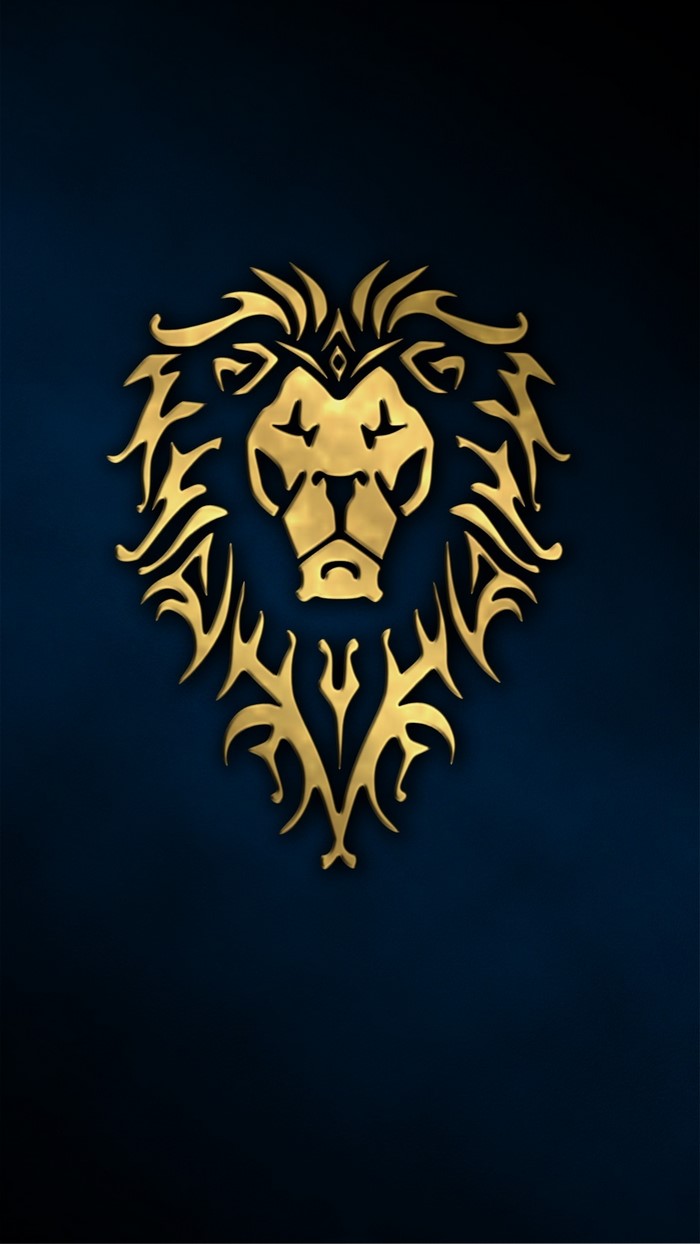 Golden Lion Emblem of the Alliance from World of Warcraft