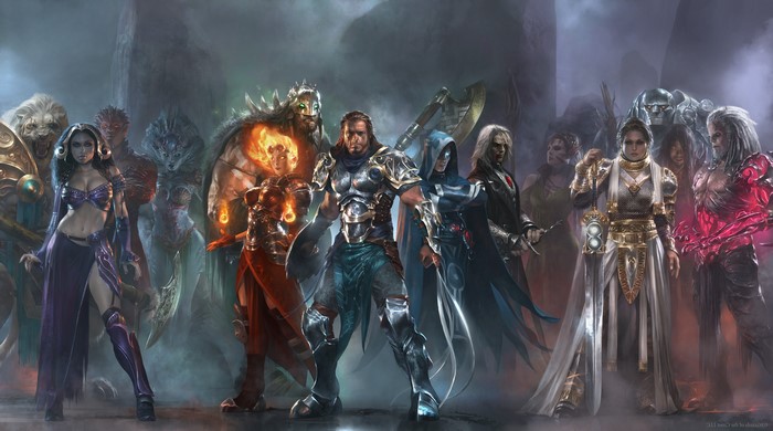 Magic The Gathering Fantasy Heroes and Warriors