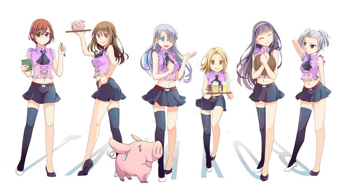 Nanatsu no Taizai Characters in Matching Outfits