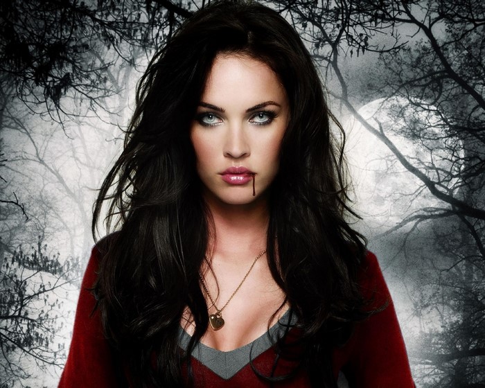 Megan Fox as a vampire