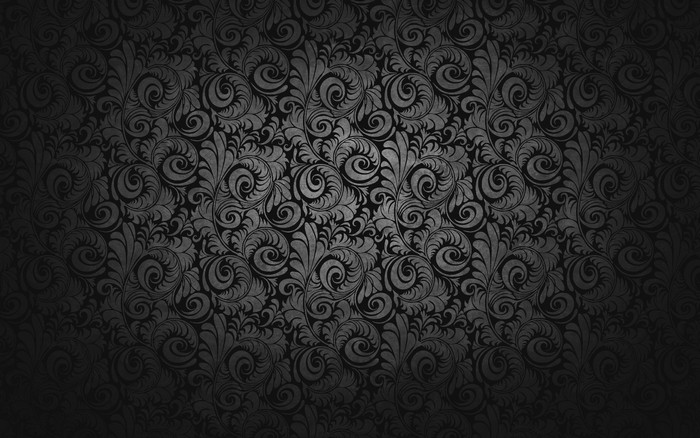 dark floral vector art pattern