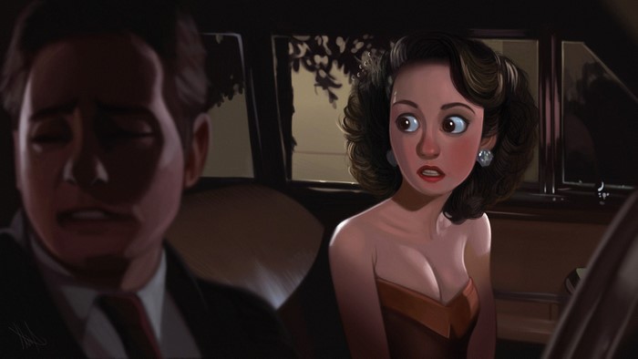 Lorraine and George McFly from Back to the Future