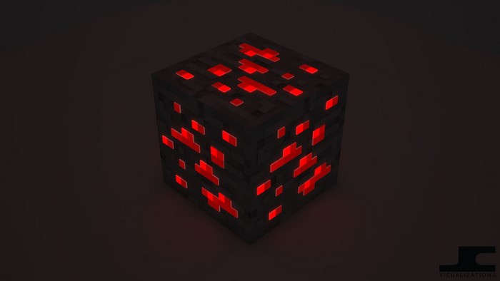 Minecraft Redstone Ore Block