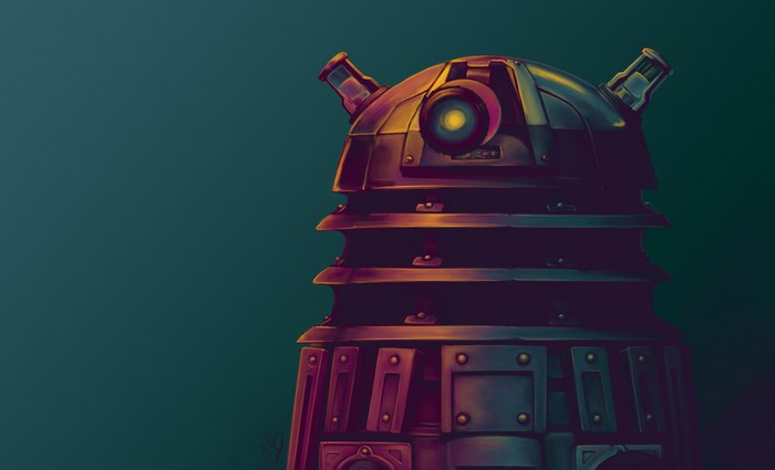 Dalek from Doctor Who artwork