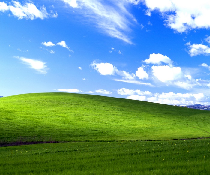 502476 windows xp microsoft windows green blue sky Rare Gallery HD