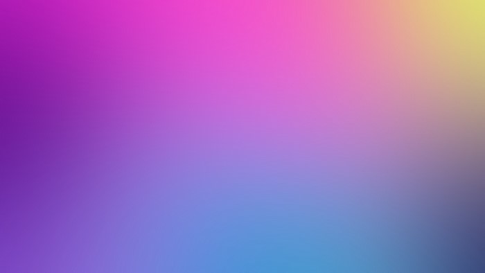 Blurred gradient with pink, purple, blue, and yellow colors