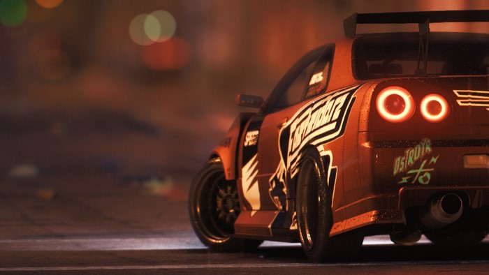 Need for Speed 2016 Neon Racing Car