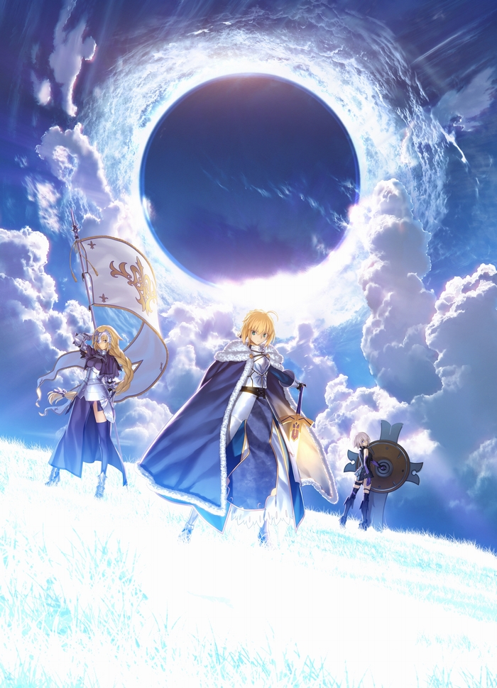 Saber and Jeanne d'Arc from Fate/Grand Order