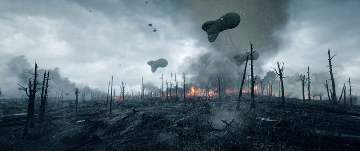 Battlefield 1 World War I video game scene