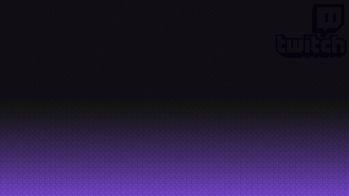 Twitch logo on a dark purple gradient background