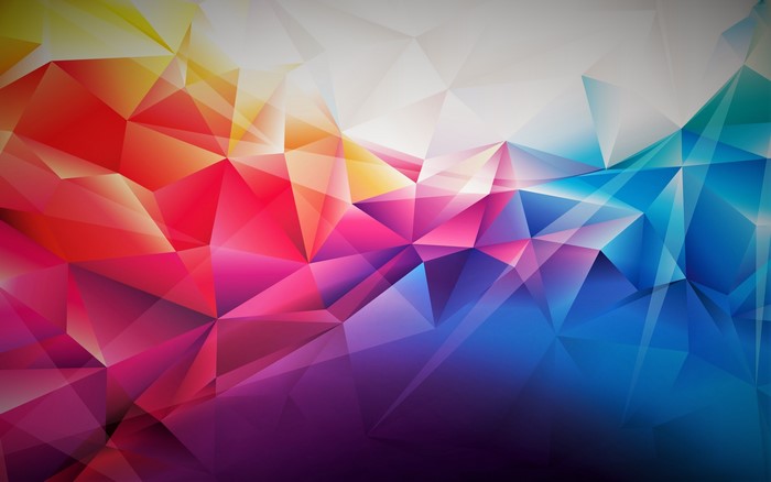 Colorful abstract geometric low-poly background