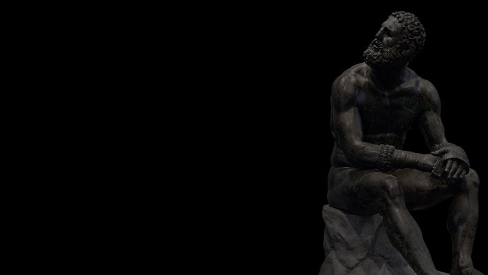 The Boxer of Quirinal sculpture