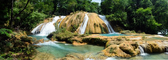 Agua Azul Waterfalls in Chiapas, Mexico