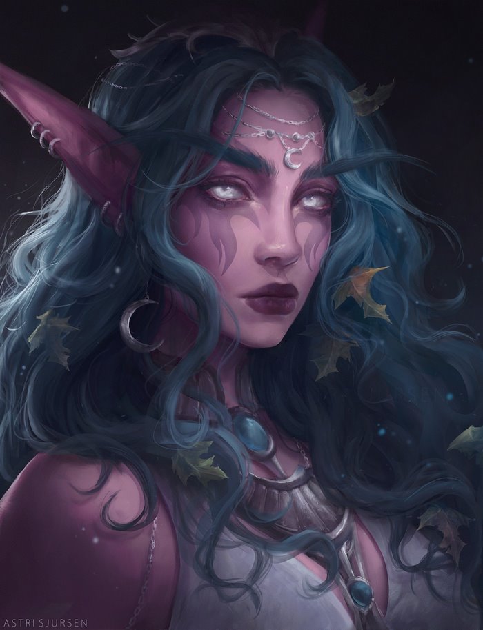 Night Elf from World of Warcraft