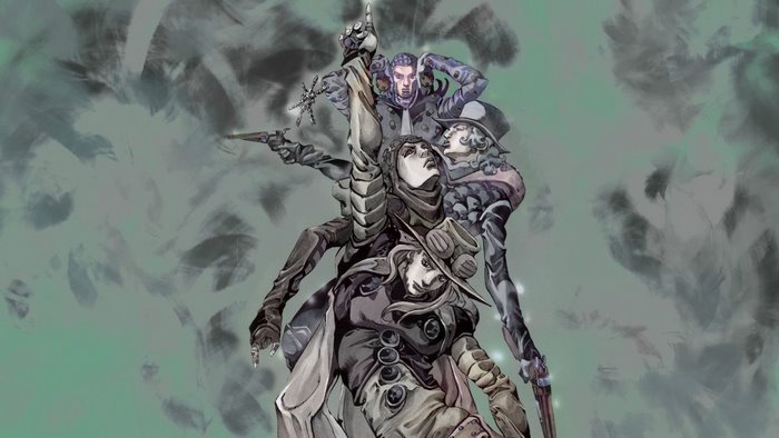 Steel Ball Run characters from JoJo's Bizarre Adventure