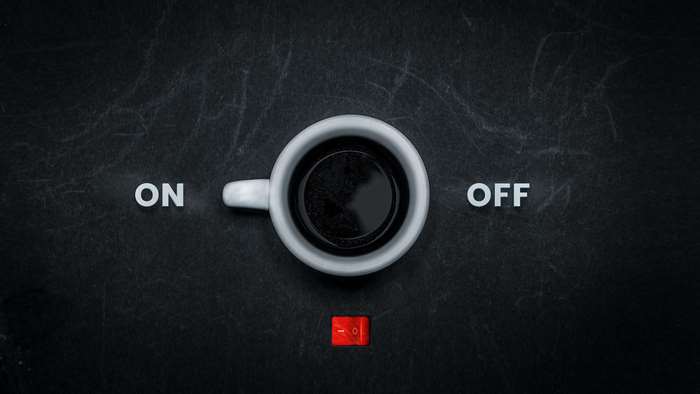 Coffee Cup with On Off Switch Concept 4K