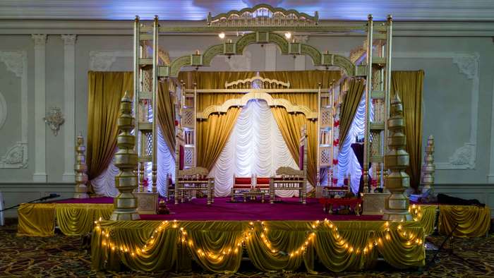 Indian Wedding Stage 4K