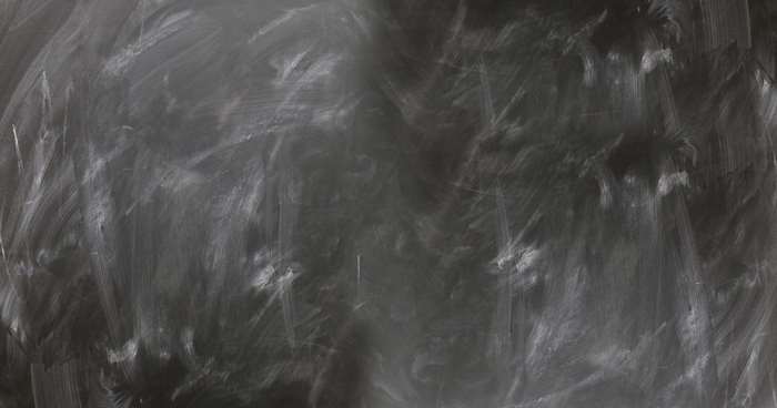 Smeared chalk on a blackboard 4K