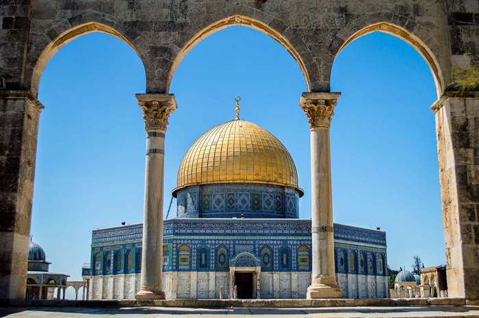 Dome of the Rock in Jerusalem 4K