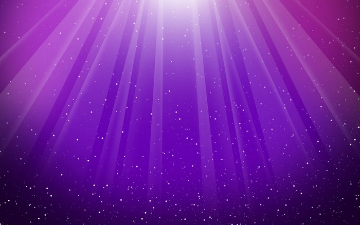 Purple light rays with sparkles