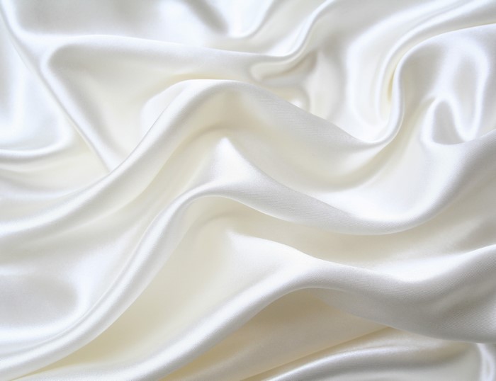 White Silk Fabric