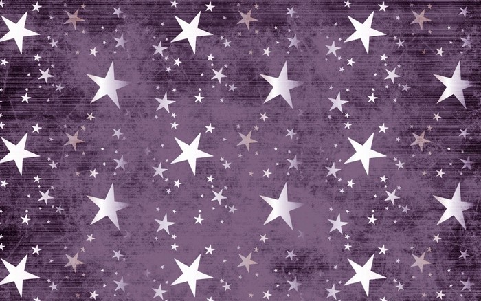 Purple textured background with scattered white stars