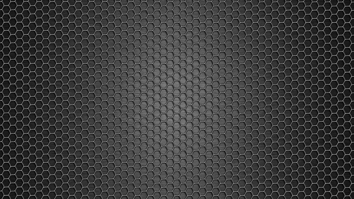 Dark Hexagonal Mesh Texture Background