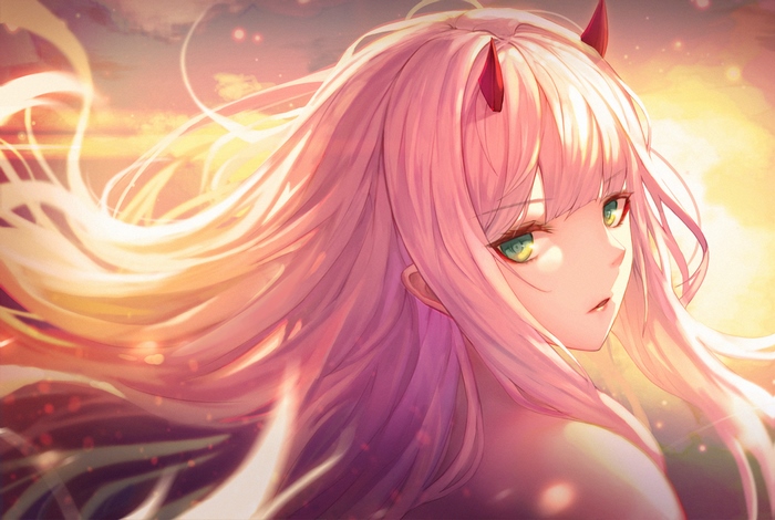 Zero Two from Darling in the Franxx