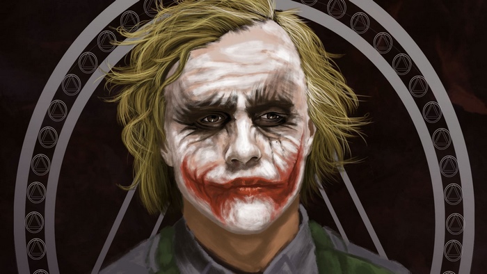 The Joker from Batman artwork