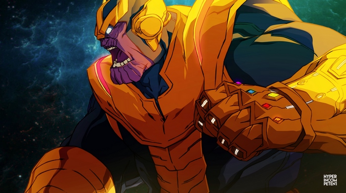 Thanos with the Infinity Gauntlet