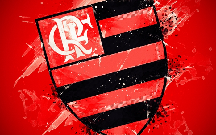 Clube de Regatas do Flamengo Soccer Logo Artwork