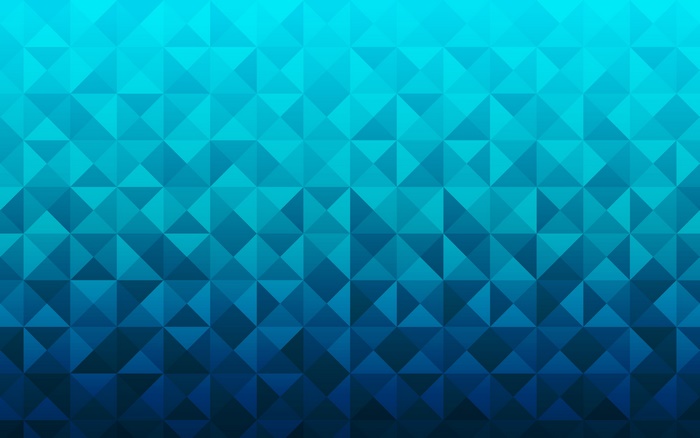 Blue Geometric Triangle Pattern