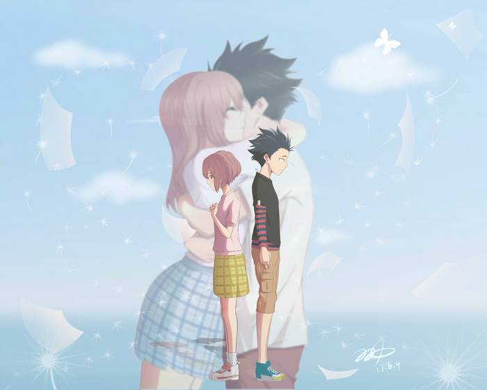 Emotional Moment Between Shouya Ishida and Shouko Nishimiya