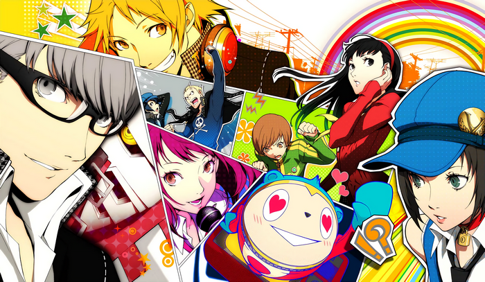 Persona 4 characters collage