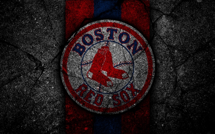 Boston Red Sox Logo on Textured Background