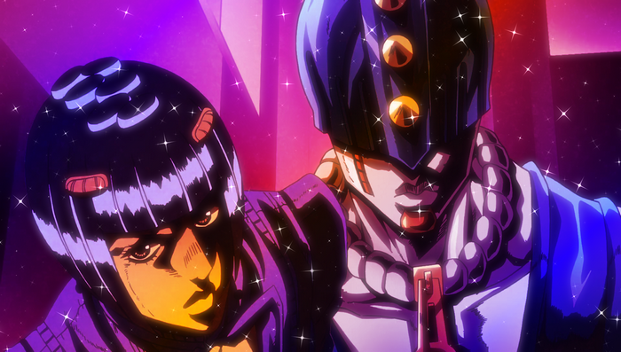 Bruno Bucciarati and Sticky Fingers from JoJo's Bizarre Adventure