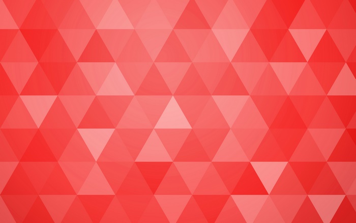 Red geometric triangle pattern