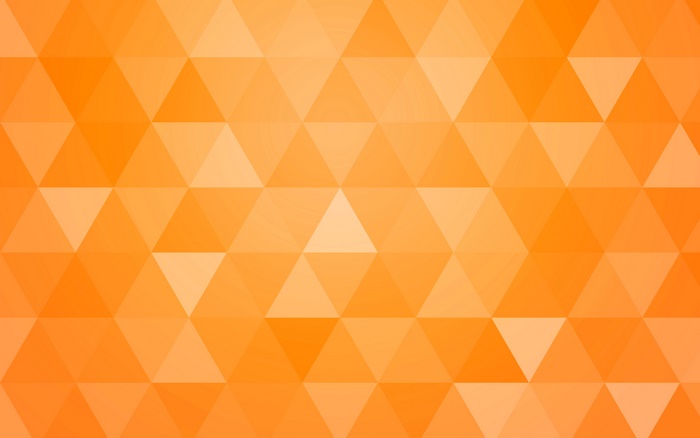 Orange geometric triangle pattern