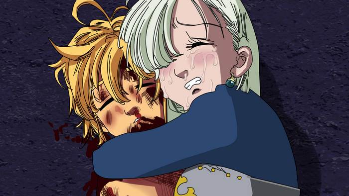 Elizabeth Liones and Meliodas from The Seven Deadly Sins