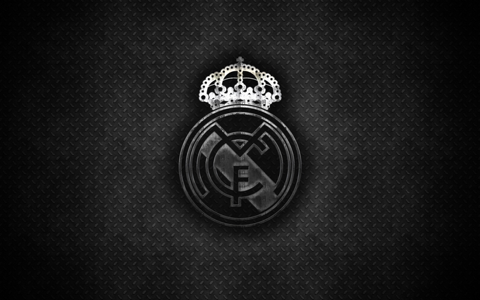 Real Madrid C.F. Logo on Textured Background