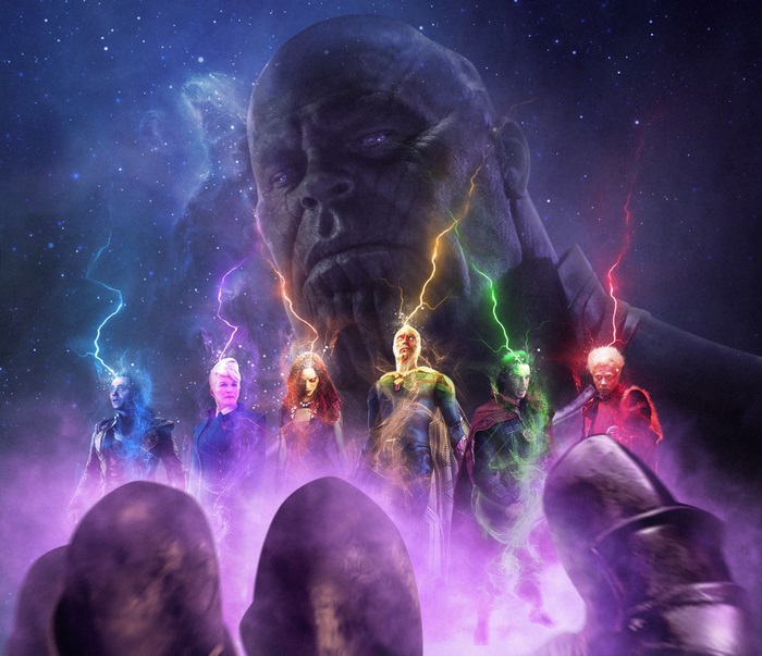 Thanos and Marvel Avengers: Infinity War Characters