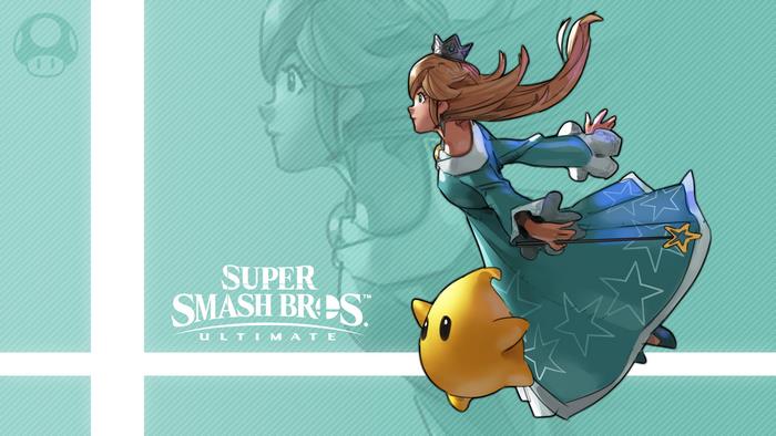 Rosalina and Luma from Super Smash Bros. Ultimate