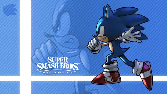 Sonic the Hedgehog from Super Smash Bros. Ultimate