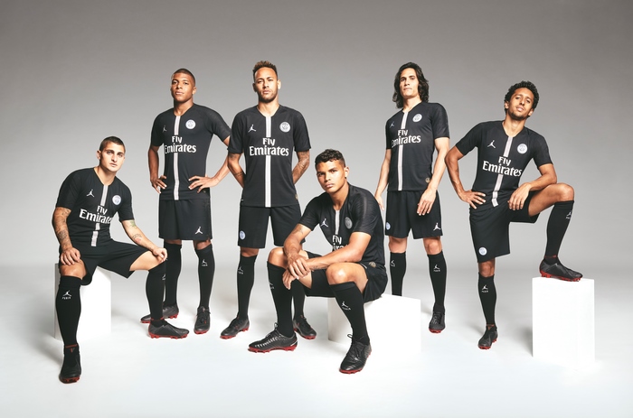 Paris Saint-Germain F.C. players in uniform