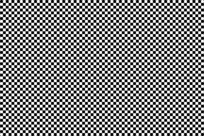 Black and white checkerboard pattern