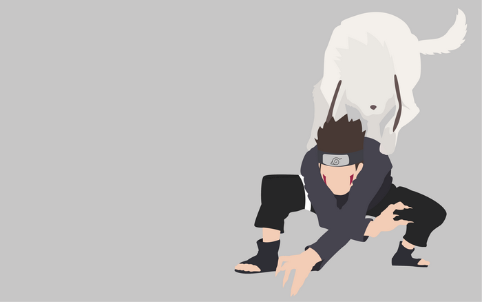 Kiba Inuzuka and Akamaru from Naruto