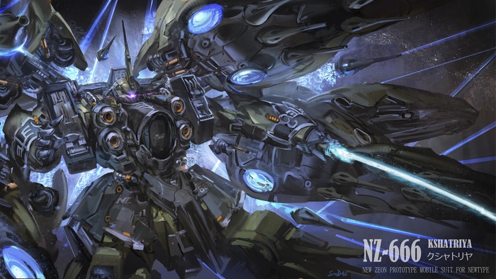 NZ-666 Kshatriya Mobile Suit Gundam Unicorn