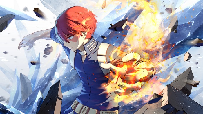 Shoto Todoroki from My Hero Academia