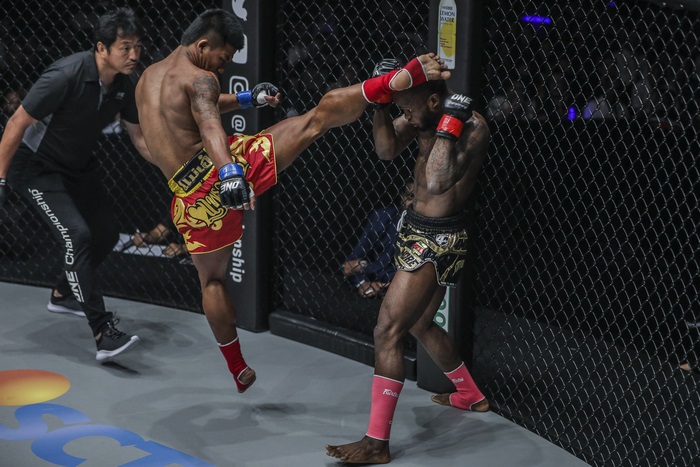 Muay Thai Fighters in Dynamic Cage Match